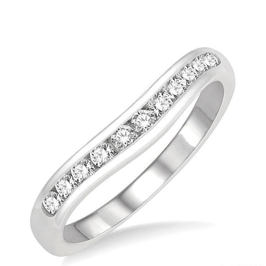 Parkplace Jewelers Curved Diamond Wedding Band 30355PPFGWG