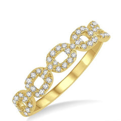 Parkplace Jewelers Stackable Paper Clip Diamond Fashion Ring 326A6PPFHYG