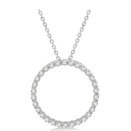 Parkplace Jewelers Circle Diamond Pendant 900H1PPFGPDWG