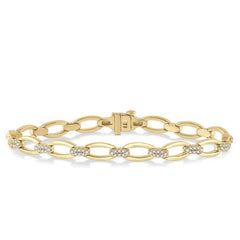 Parkplace Jewelers Oval Shape Link Diamond Fashion Bracelet 7591VPPFGYG