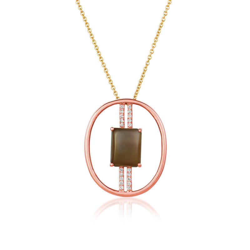 Le Vian 14K Strawberry Gold® Moonstone 2 cts. Necklace TRKT 40