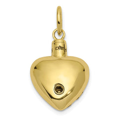 Sentimental Expressions 10K Heart Remembrance Ash Holder Pendant 10YQSX173