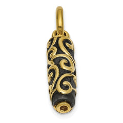 Sentimental Expressions 10K Cylinder Remembrance Ash Holder Pendant 10YQSX179