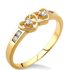 Parkplace Jewelers Twin Heart Shape Diamond Fashion Ring 10528PPFX