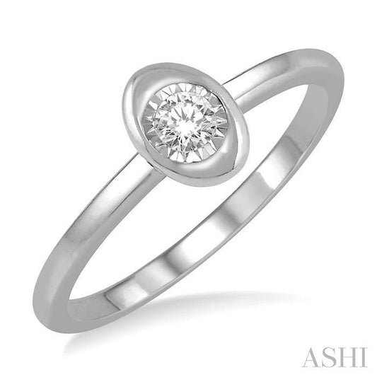 ASHI Stackable Oval Shape Diamond Promise Ring 11429PPTXWG
