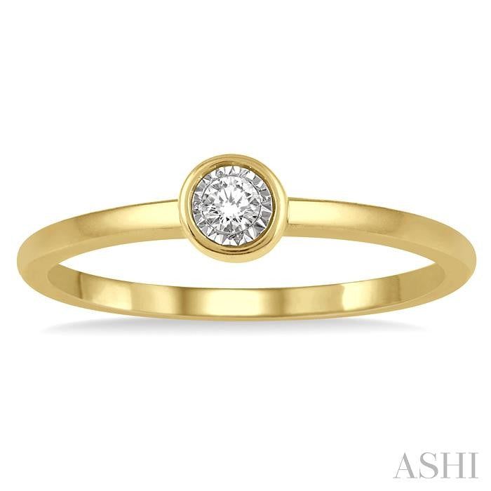 ASHI Stackable Round Shape Diamond Promise Ring 11449PPTXYG