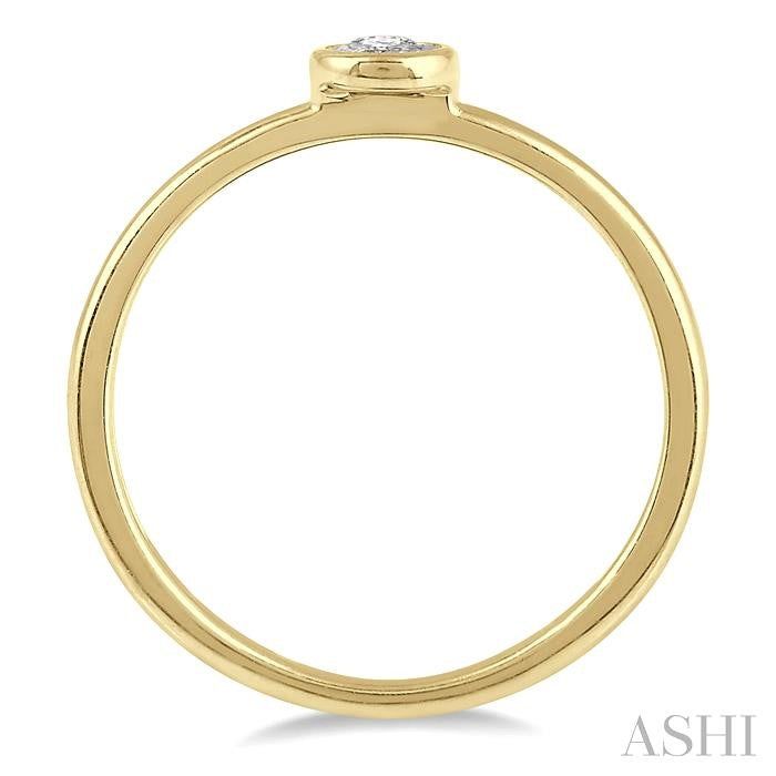 ASHI Stackable Round Shape Diamond Promise Ring 11449PPTXYG