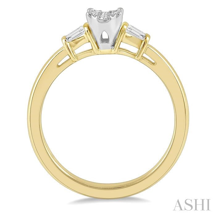 ASHI Oval Shape Lovebright Diamond Engagement Ring 115C7PPFHYW