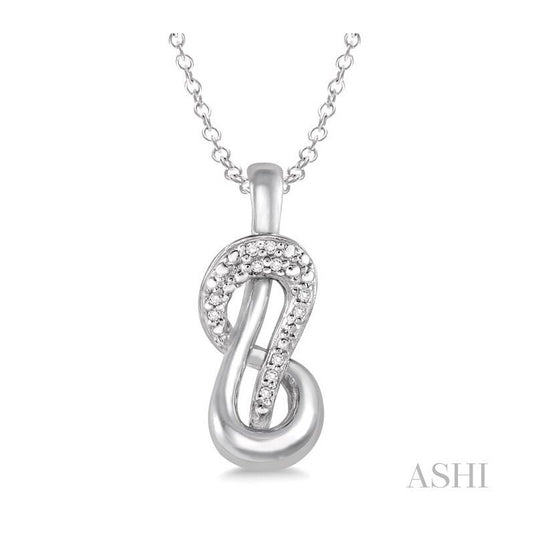 ASHI Silver Diamond Fashion Pendant 86739PPSSSLPD