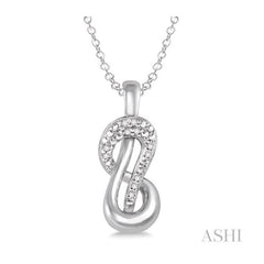 ASHI Silver Diamond Fashion Pendant 86739PPSSSLPD