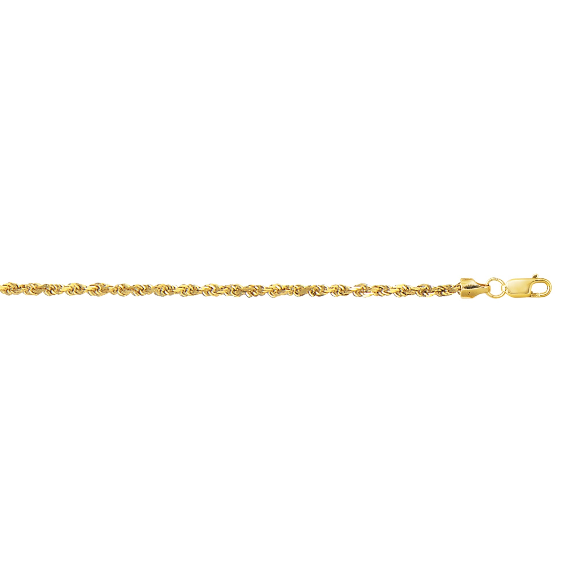 Parkplace Jewelers 10k-gold-2-5mm-diamond-cut-lite-rope-chain-118hsr