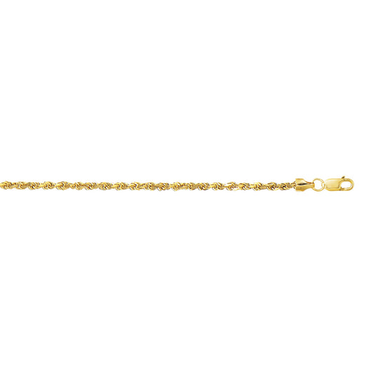Parkplace Jewelers 10k-gold-2-5mm-diamond-cut-lite-rope-chain-118hsr