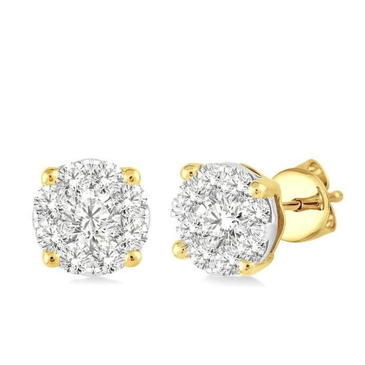 Parkplace Jewelers Round Shape Lovebright Essential Diamond Stud Earrings 91752PPFVERYW