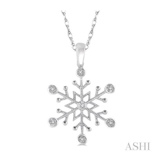 ASHI Snow Flake Diamond Fashion Pendant 90169PPTSPDWG