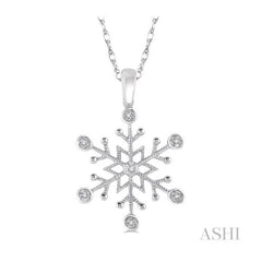 ASHI Snow Flake Diamond Fashion Pendant 90169PPTSPDWG