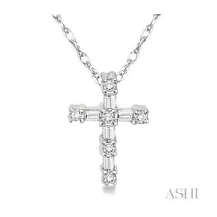 ASHI Cross Diamond Fashion Pendant 96489PPTXPDWG