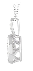 Parkplace Jewelers Silver Round Shape Emotion Diamond Fashion Pendant 80069PPSXSLPD