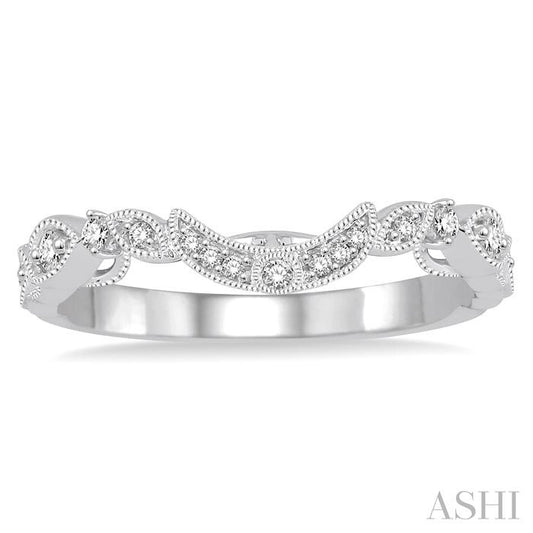 ASHI Diamond Wedding Band 140A8PPFVWG-WB