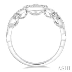 ASHI Diamond Wedding Band 140A8PPFVWG-WB