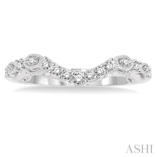 ASHI Diamond Wedding Band 141A7PPFVWG-WB
