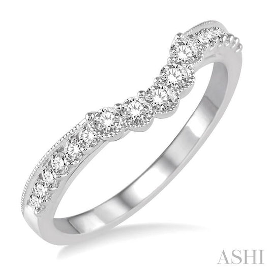 ASHI Diamond Wedding Band 142A5PPFVWG-WB