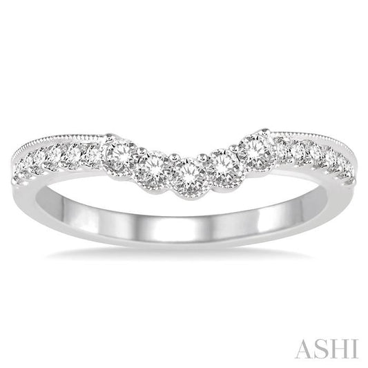 ASHI Diamond Wedding Band 142A5PPFVWG-WB