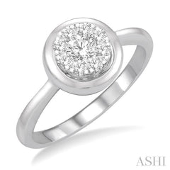 ASHI Round Shape Lovebright Essential Diamond Ring 142D5PPFVWG