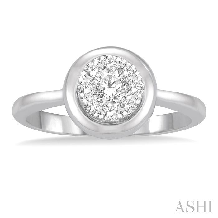 ASHI Round Shape Lovebright Essential Diamond Ring 142D5PPFVWG