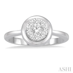 ASHI Round Shape Lovebright Essential Diamond Ring 142D5PPFVWG