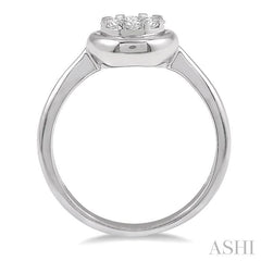 ASHI Round Shape Lovebright Essential Diamond Ring 142D5PPFVWG