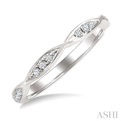 ASHI Stackable Diamond Wedding Band 142G8PPFGWG-WB