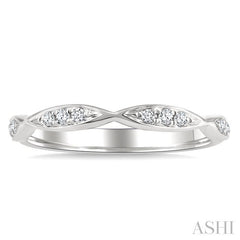ASHI Stackable Diamond Wedding Band 142G8PPFGWG-WB