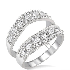 Parkplace Jewelers Baguette Diamond Insert Ring 29310PPFVWG-1.05