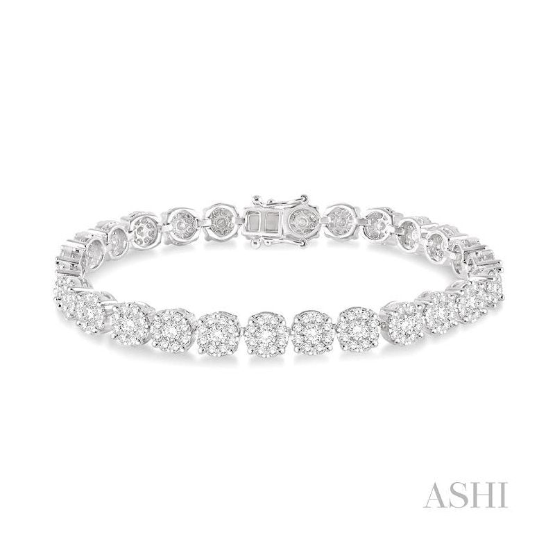 ASHI Lovebright Essential Diamond Tennis Bracelet 73227PPFVWG