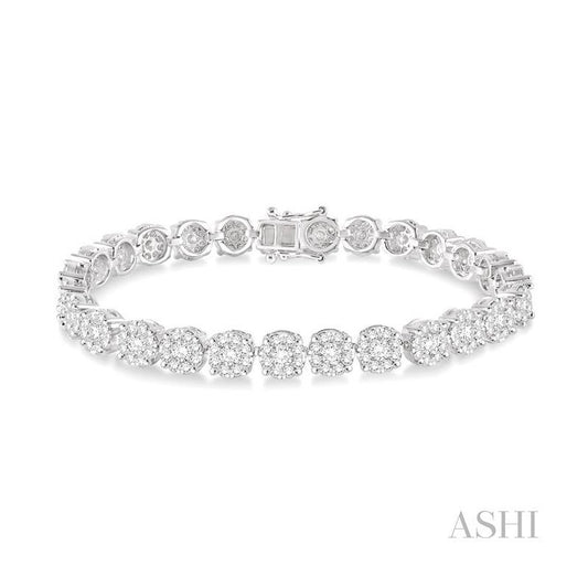 ASHI Lovebright Essential Diamond Tennis Bracelet 73227PPFVWG