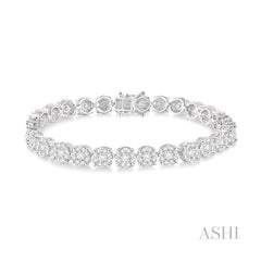 ASHI Lovebright Essential Diamond Tennis Bracelet 73227PPFVWG