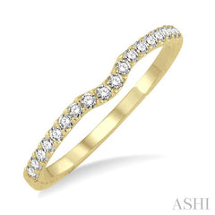 ASHI Diamond Wedding Band 14697PPFHYG-WB