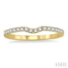 ASHI Diamond Wedding Band 14697PPFHYG-WB