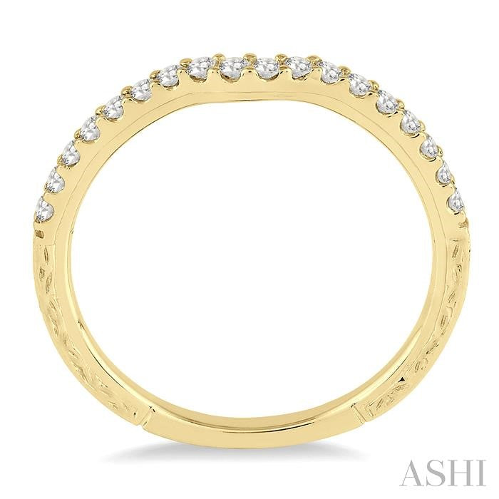 ASHI Diamond Wedding Band 14697PPFHYG-WB