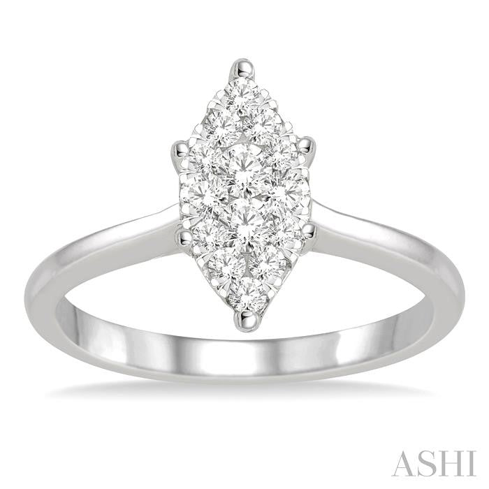 ASHI Marquise Shape Lovebright Essential Diamond Ring 147C5PPFVWG