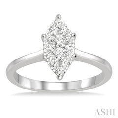 ASHI Marquise Shape Lovebright Essential Diamond Ring 147C5PPFVWG