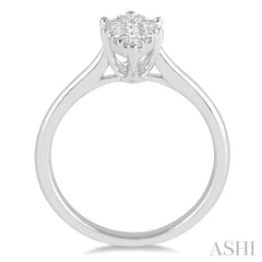 ASHI Marquise Shape Lovebright Essential Diamond Ring 147C5PPFVWG