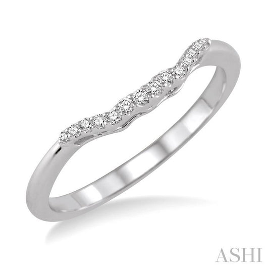 ASHI Diamond Wedding Band 14828PPFHWG-WB
