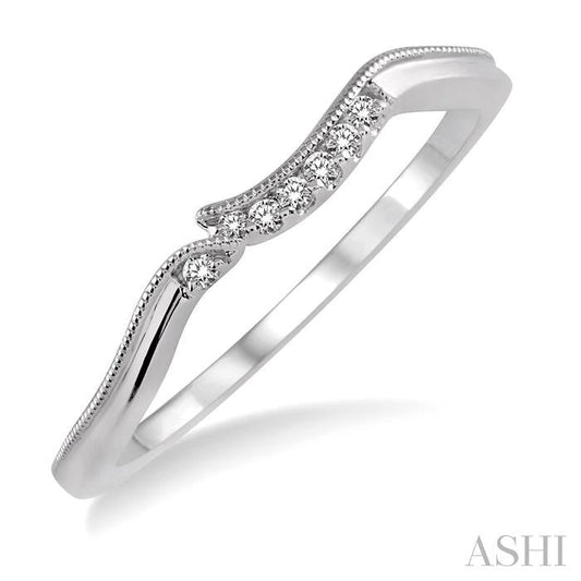 ASHI Diamond Wedding Band 14839PPFHWG-WB