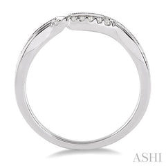 ASHI Diamond Wedding Band 14839PPFHWG-WB