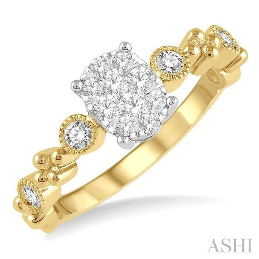 ASHI Oval Shape Lovebright Diamond Ring 149D5PPFHYW