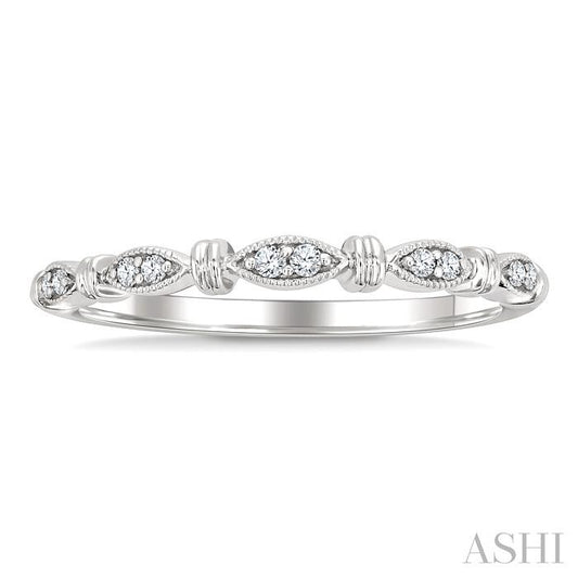 ASHI Stackable Diamond Wedding Band 149G9PPFGWG-WB