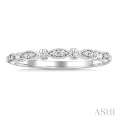 ASHI Stackable Diamond Wedding Band 149G9PPFGWG-WB