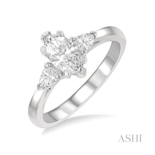 Parkplace Jewelers Marquise Shape Semi-Mount Diamond Engagement Ring 255L6PPFHWG-SM-MQ