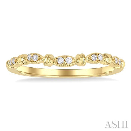 ASHI Diamond Wedding Band 150E9PPFHYG-WB